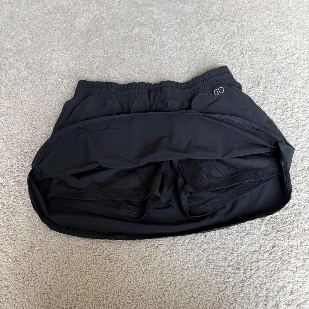 CALIA Black Athletic Skort Size M Tennis Golf Activewear Skirt - Picture 7 of 9